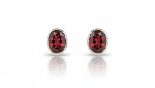 GARNET EARRINGS