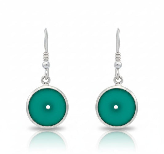 GREEN ONYX EARRINGS