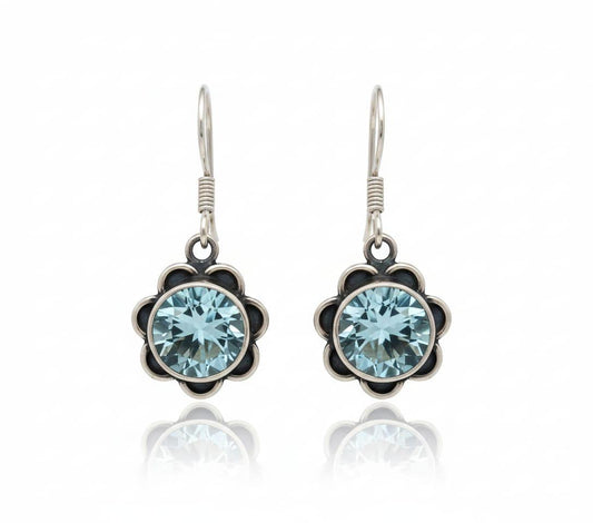 SKY BLUE TOPAZ EARRINGS