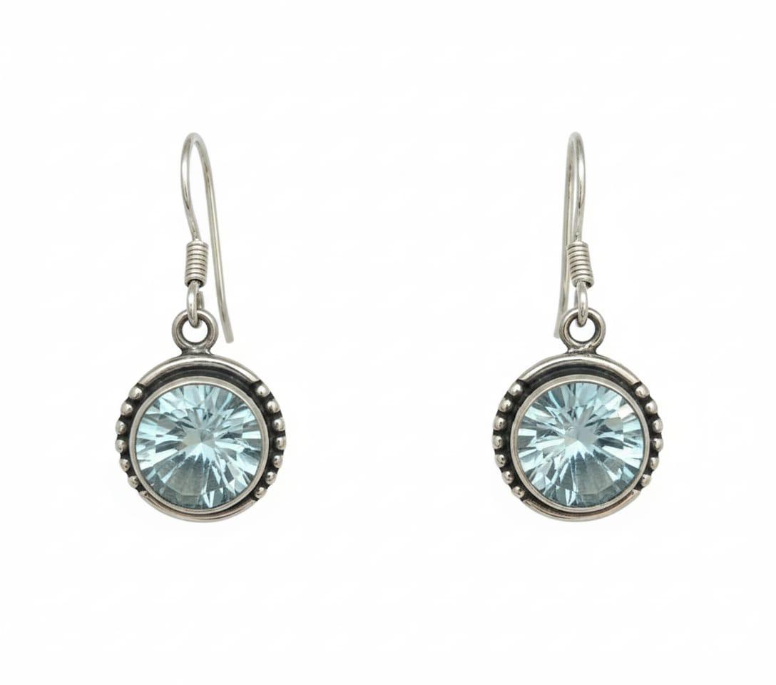 SKY BLUE TOPAZ EARRINGS